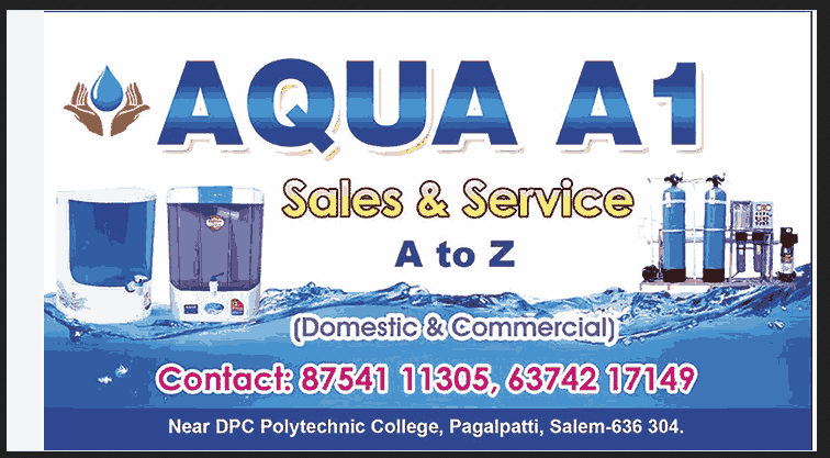 Aqua A1 water dispenser dealers in salem